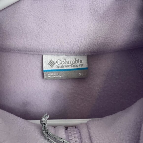Columbia Women's Park View Technical Fleece Jacket, Lavender Purple, XL, NWT - Picture 3 of 5